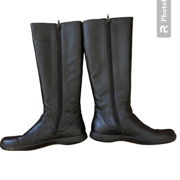 EUC CAMPER Spiral Comet Tall Black Boots US 7M/EU 37 - Picture 3 of 14